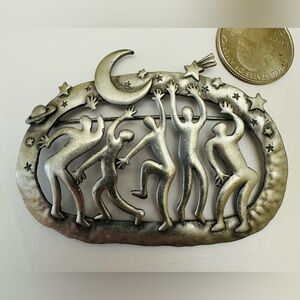 Vintage JJ Dancing Under the Stars Brooch